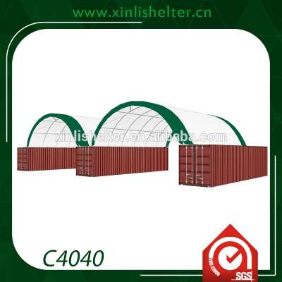 12mx12m Round Roof Steel Shipping Container Tent